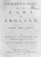 [Gutenberg 30802] • Commentaries on the Laws of England, Book the First